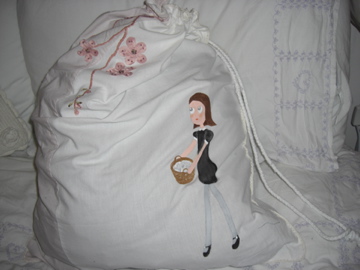 Laundry girl bag