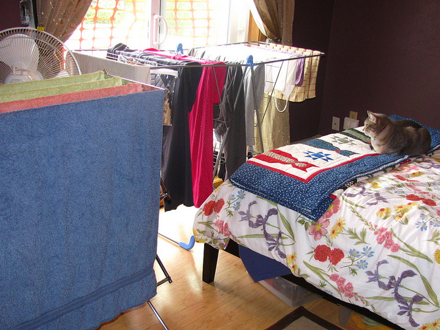 indoor clothes drying