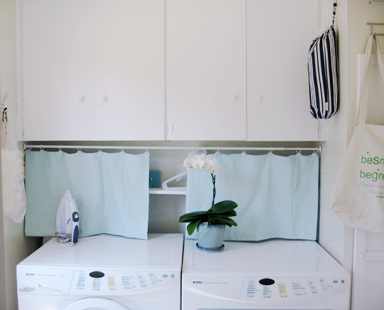 White laundry room