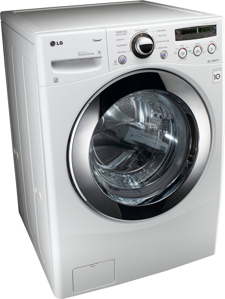 LG White Front Steam Washer 3.6 Cu. Ft.