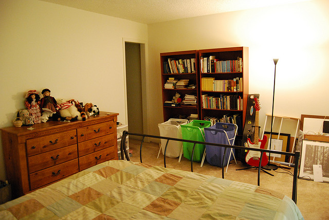 organized laundry hampers