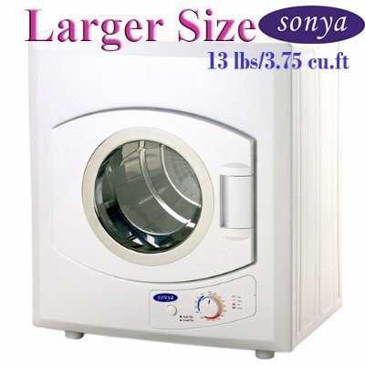 Sonya Portable Compact Laundry Dryer Apartment Size 3.75 Cu.Ft.